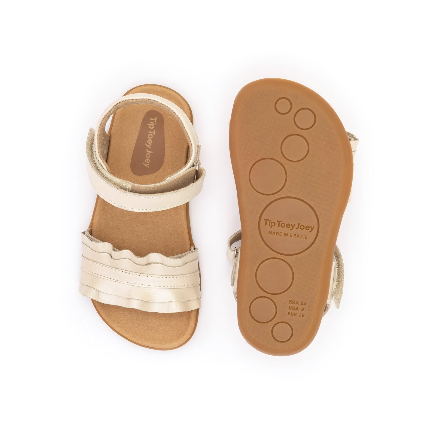 SANDALIA RUFFLE TIP TOEY JOEY
