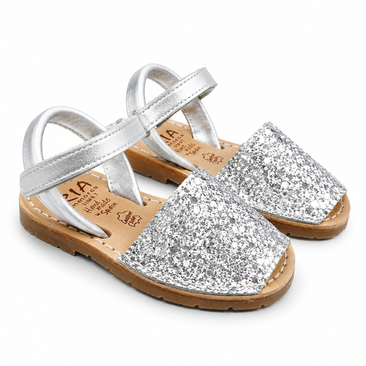 MENORQUINA GLITTER CON VELCRO RIA