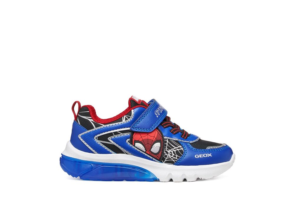 BOTAS GEOX SPIDERMAN COM LUZES