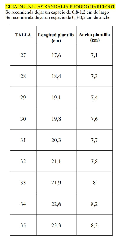 SANDALIA FRODDO BAREFOOT