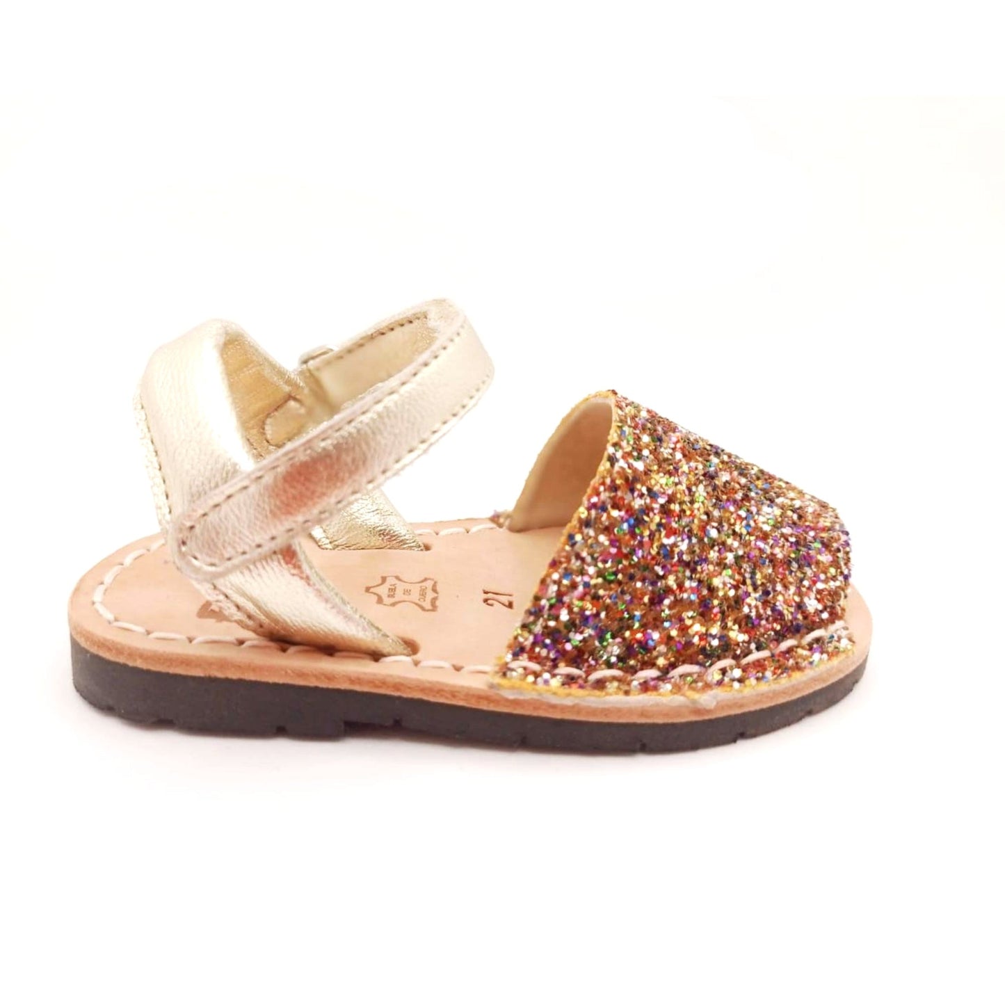 MENORQUINA GLITTER CON VELCRO RIA