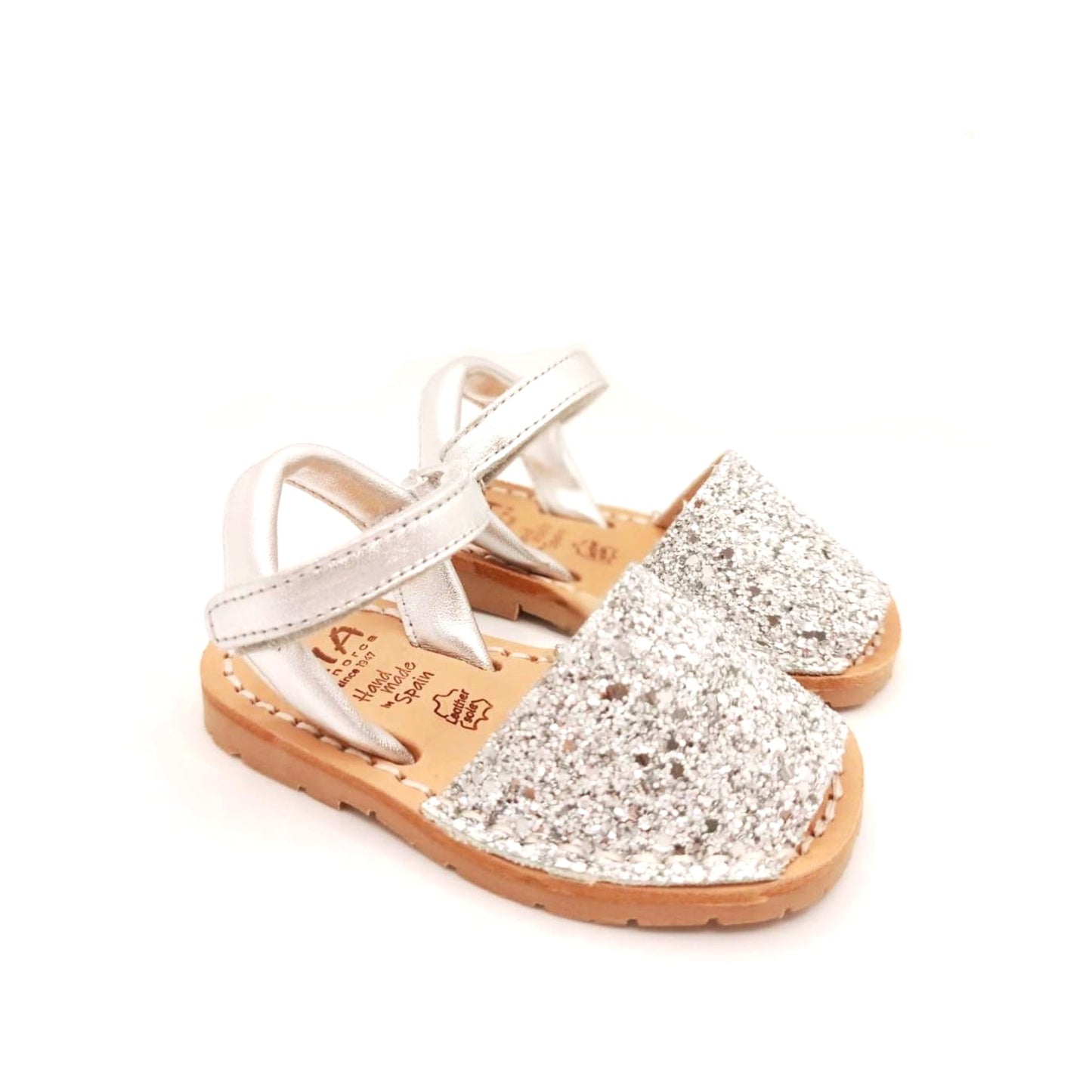 MENORQUINA GLITTER CON VELCRO RIA