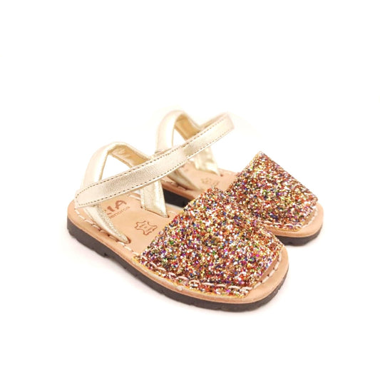 MENORQUINA GLITTER CON VELCRO RIA