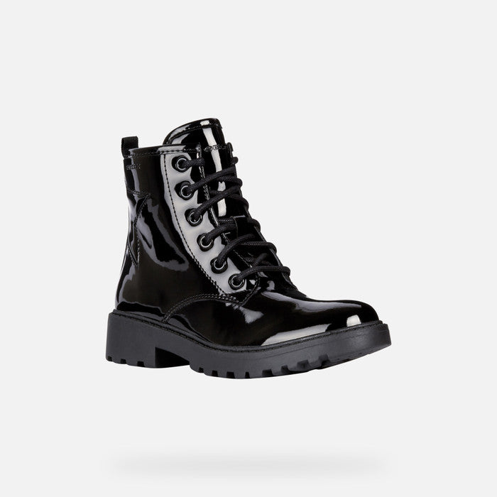 GEOX PATENT LEATHER BOOT