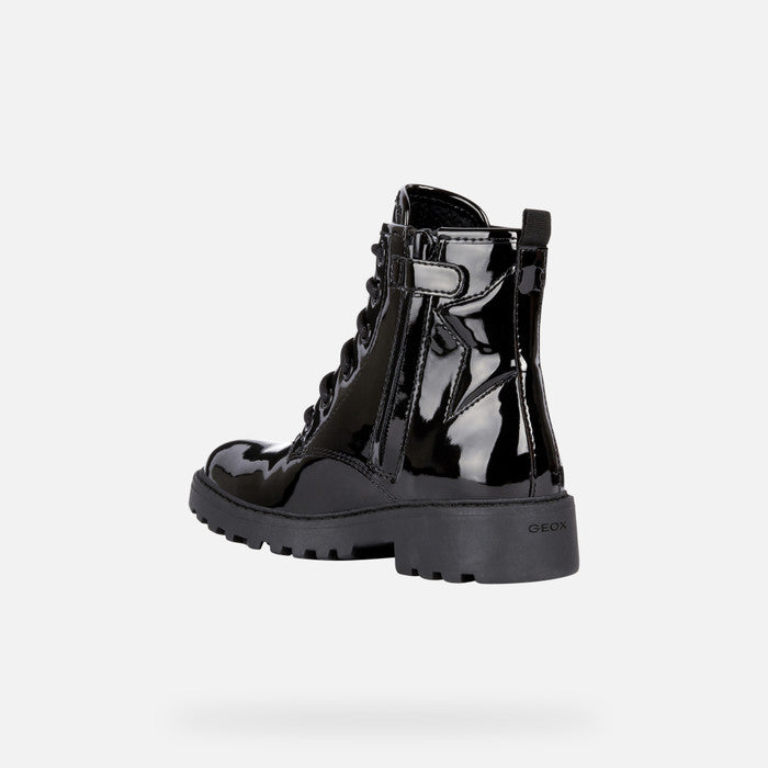 GEOX PATENT LEATHER BOOT